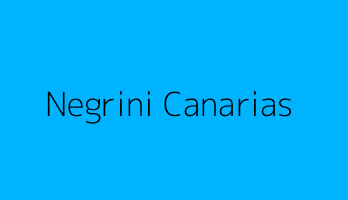 Negrini Canarias